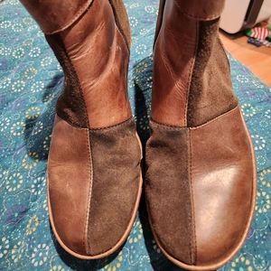 Fly London Color Block Ankle Boots